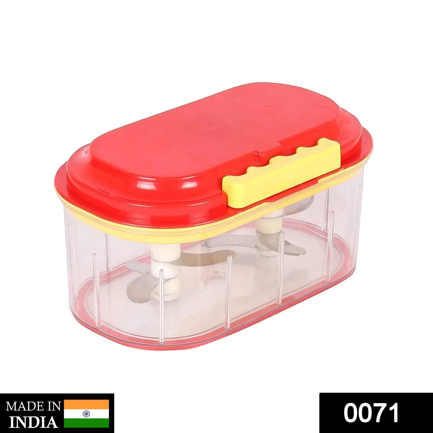 0071 Plastic Vegetable Chopper  (1000 ml)