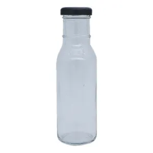 12oz Ring Neck Glass Bottle With Screw Cap