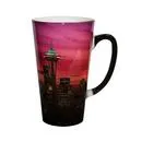 17 oz customizable latte mug