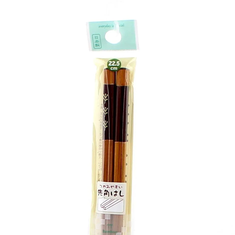 22.5cm Bamboo Non-Slip Chopsticks