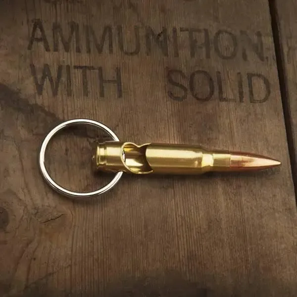 .308 Caliber Bottle Opener Key Chain