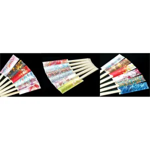 500pcs Kimono Pattern Waribashi Bukuro Chopstick Bag Random Mix