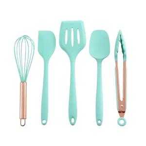 5pcs Mini Silicone Kitchen Utensils