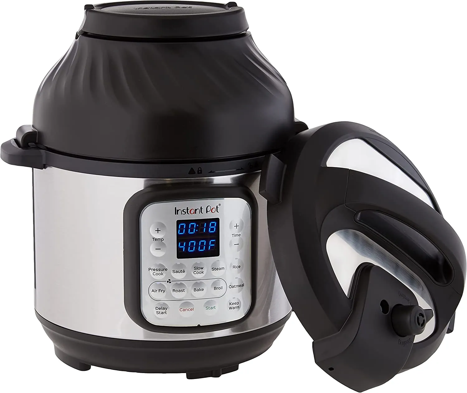 7-in-1 Electric Pressure Cooker Duo, Sterilizer, Slow Cooker, Rice Cooker, Steamer, Saute, Yogurt Maker, and Warmer