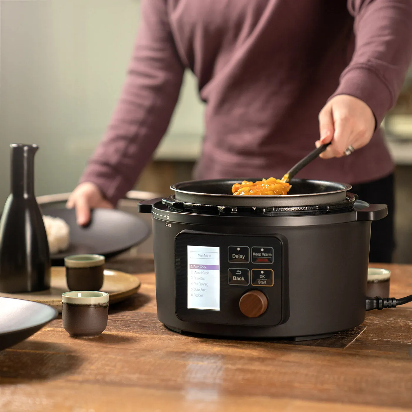 8-IN-1 Pressure Cooker / Rice Cooker with Waterless Cooking