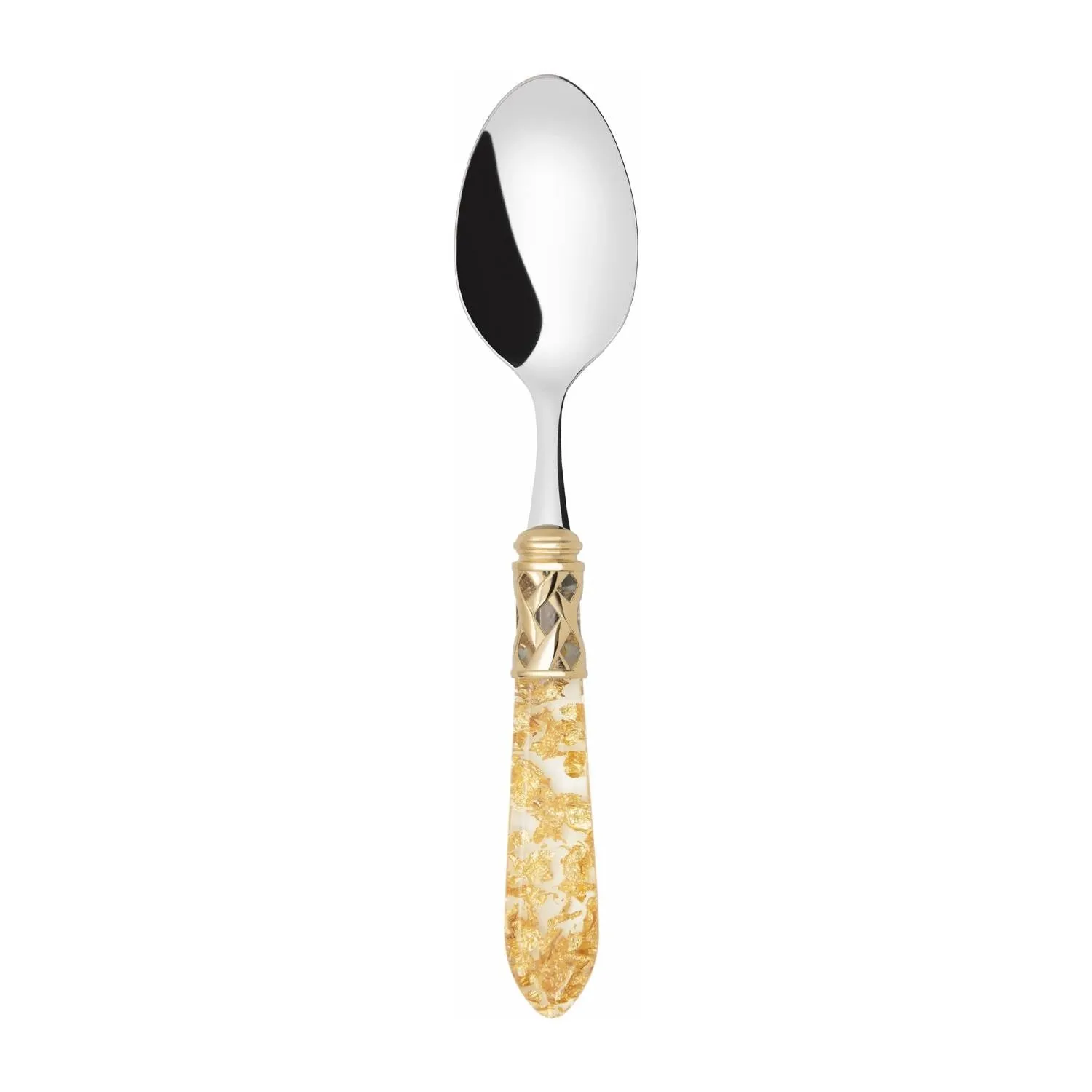 ALADDIN GOLD RING 6 COFFEE & TEA SPOONS