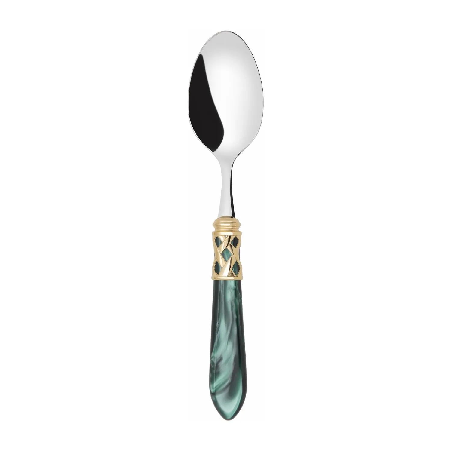 ALADDIN GOLD RING 6 COFFEE & TEA SPOONS