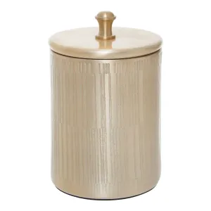 Allure Champagne Finish Canister