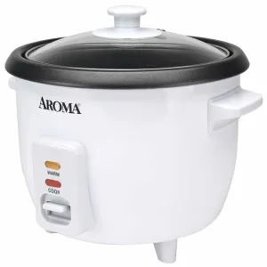 Aroma 6-Cup 1.5Qt. Non-Stick Rice Cooker (Refurbished)