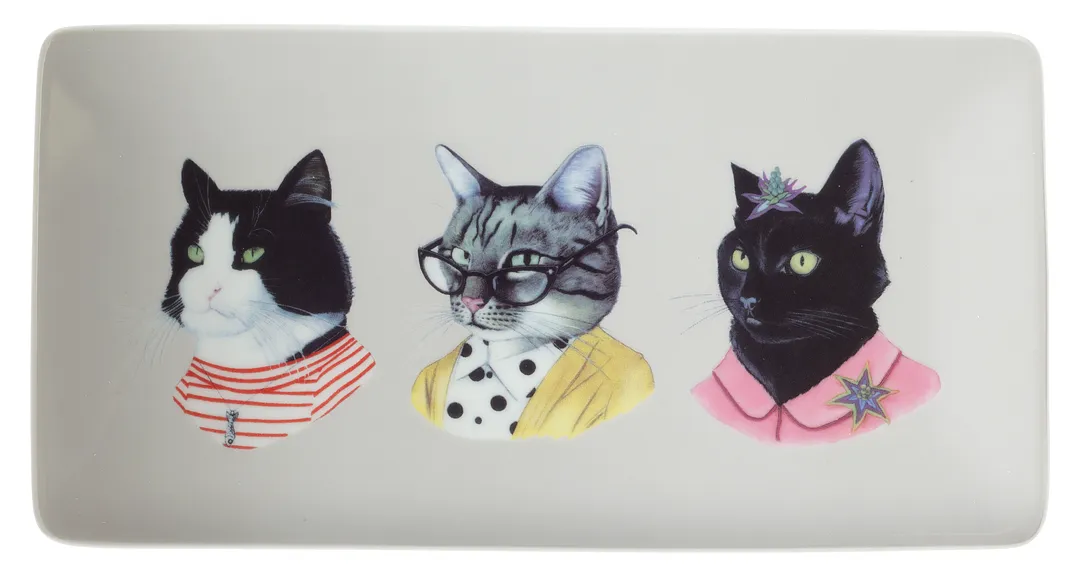 BERKLEY BESTIARY CAT PORTRAITS TRAY