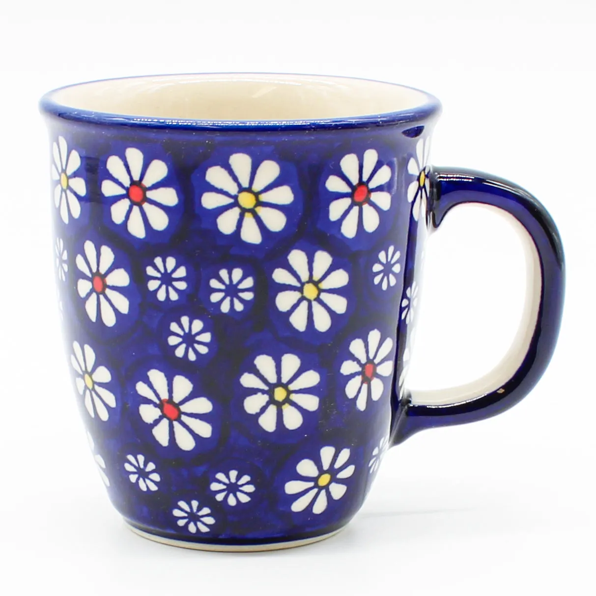 Bistro Cup 10.5 oz in Flowers on Blue