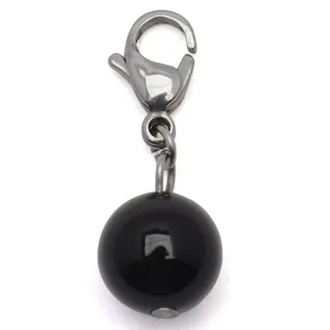 Black Agate Charm