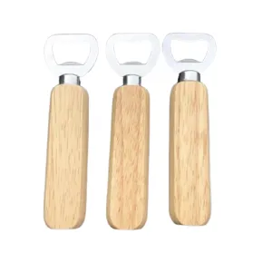 BOTTLE OPENER WOODEN HANDLE