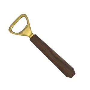 Brass & Mango Wood Bottle Opener