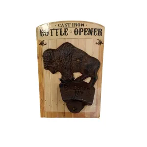 Buffalo Cast Iron Bottle Opener