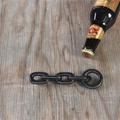 Chain Bottle Opener - Black