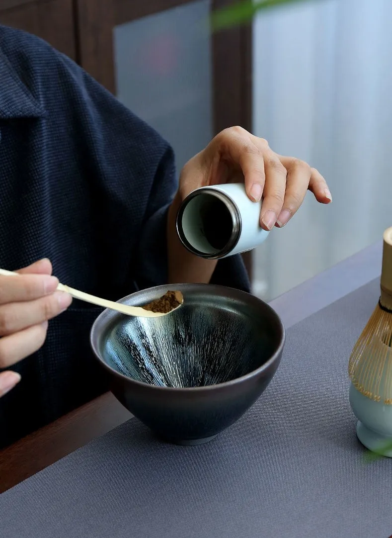 Chinese Style "Mo Cha" Tea Art Set with Jianzhan Bowl