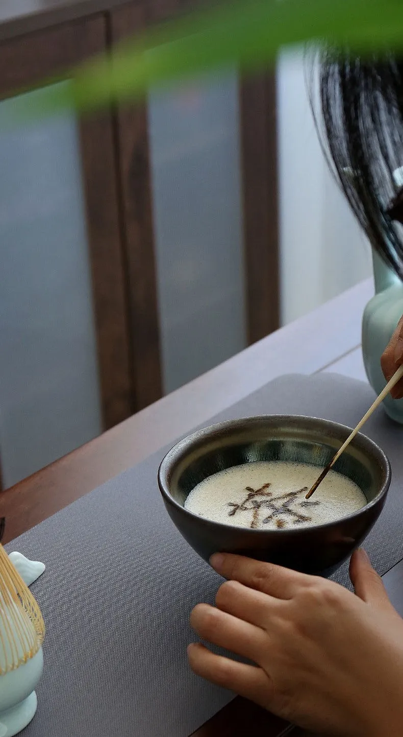 Chinese Style "Mo Cha" Tea Art Set with Jianzhan Bowl