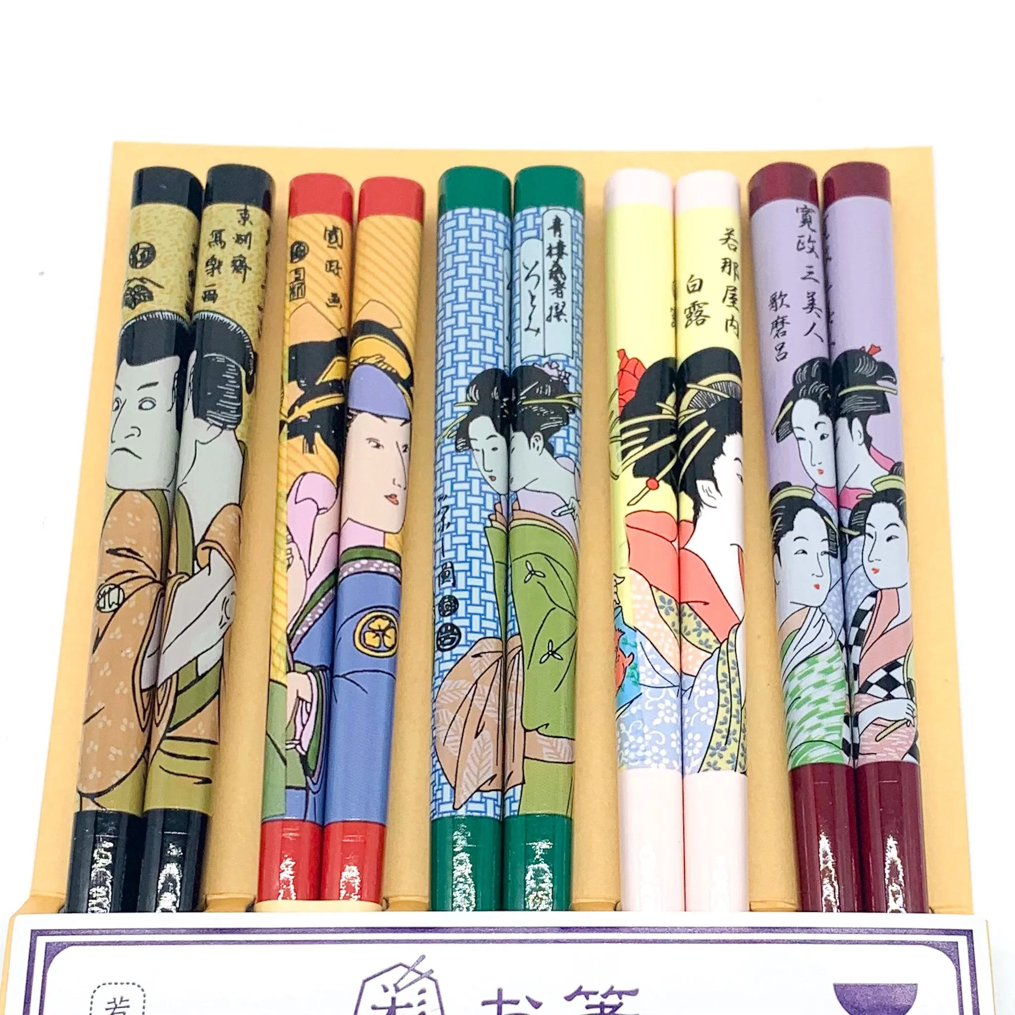 Chopstick Set - Ukiyo-e 5P