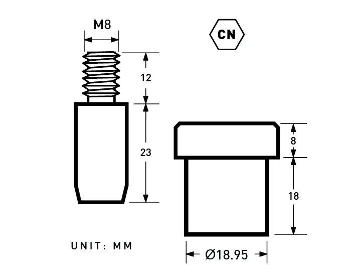 FJA | 15mm Plastic Press Snap Fastener | APS-MB15