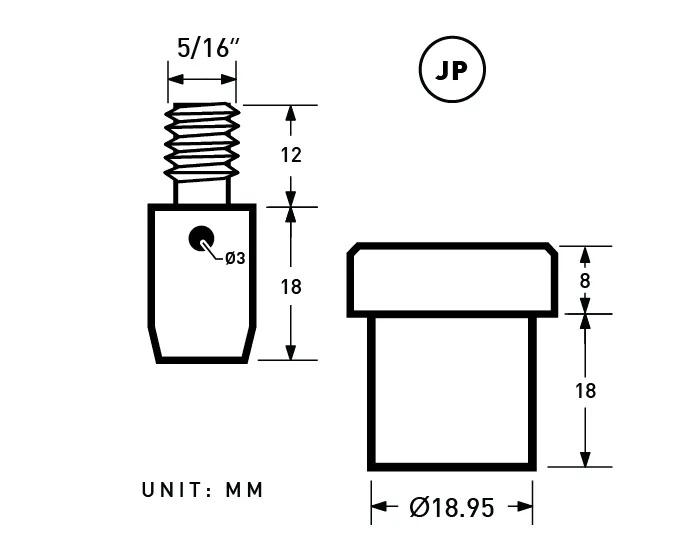 FJA | 15mm Plastic Press Snap Fastener | APS-MB15