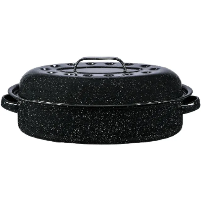 Graniteware Covered Roaster