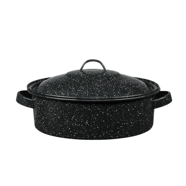 Graniteware Covered Roaster