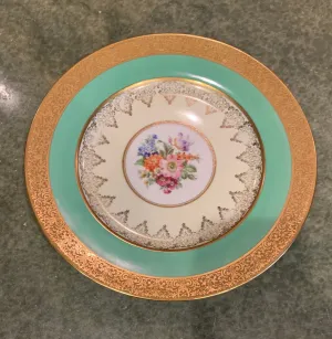 Hand Painted Bavarian Porcelain Plate