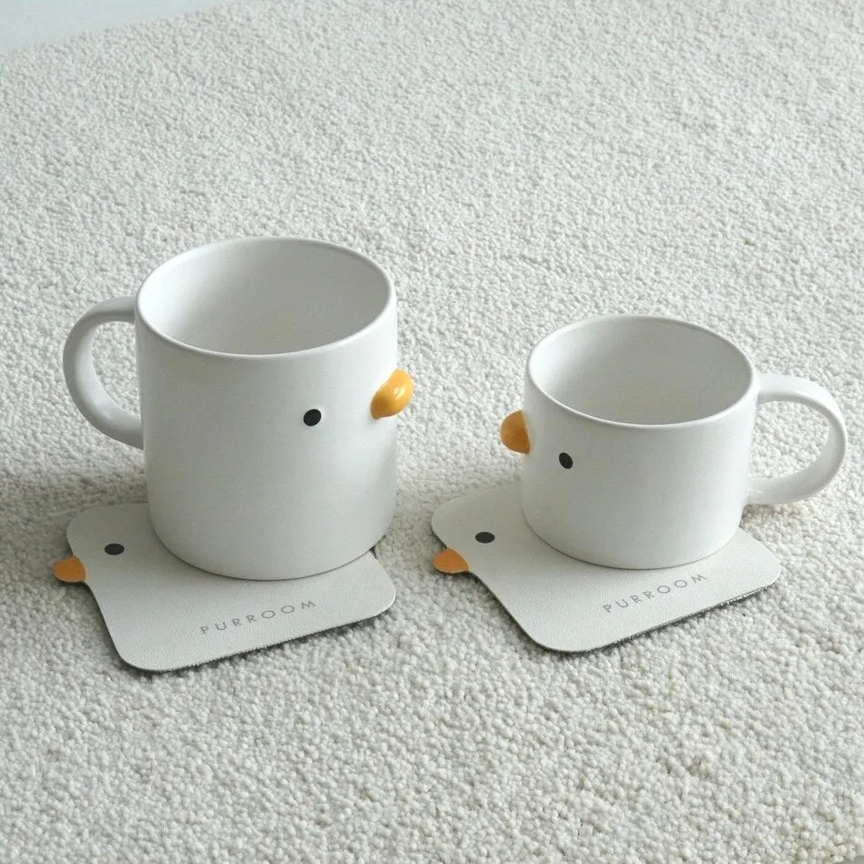 Kawaii Ceramic Chick Coffee Mug