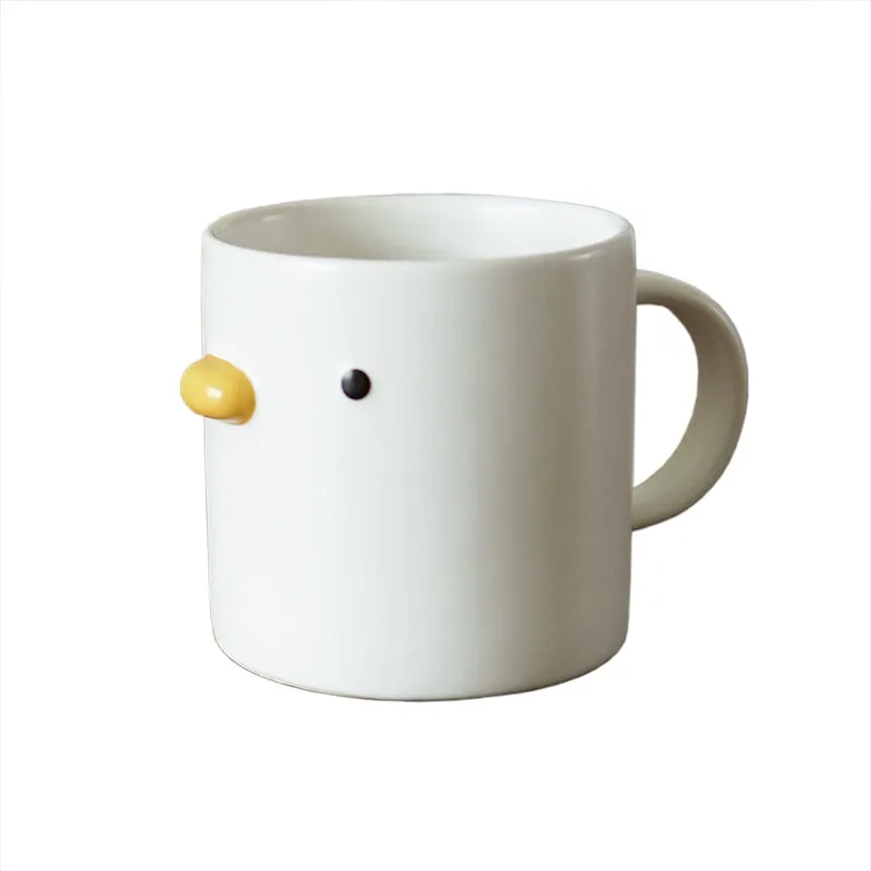 Kawaii Ceramic Chick Coffee Mug