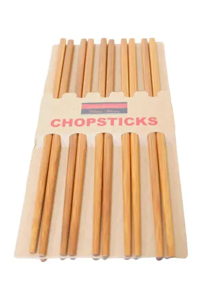 Kitchen Maestro 10pairs Wood Chopstick