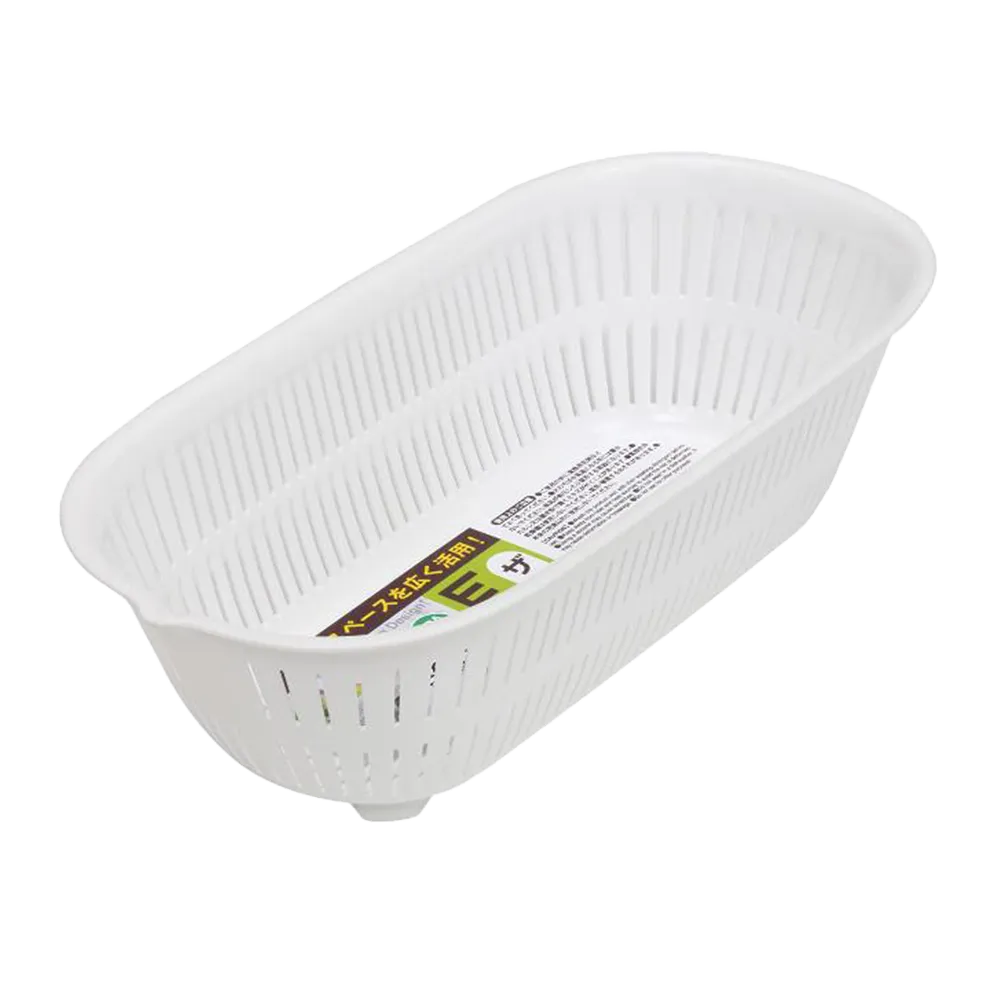 KOKUBO Oval Colander-White