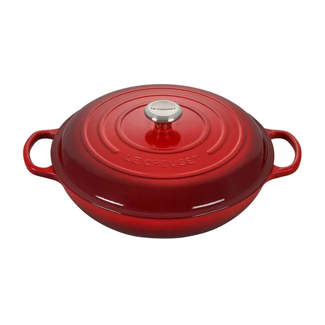 Le Creuset 5 Qt. Signature Braiser - Cerise