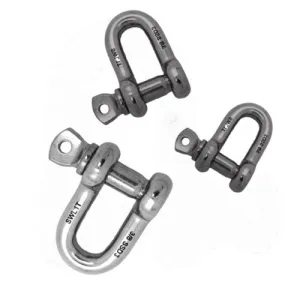 Load Rated Screw Pin DEE Shackle ¦ Stainless Steel