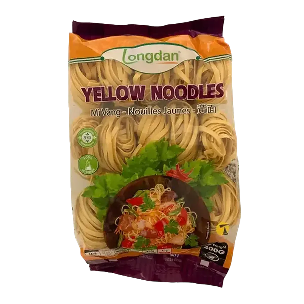 Longdan Yellow Noodles 4mm 400g