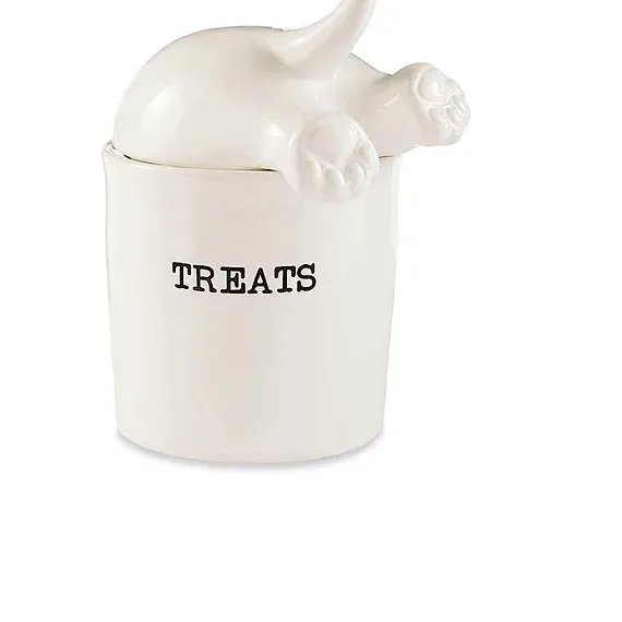 Mud Pie Dog Tail Treat Canister