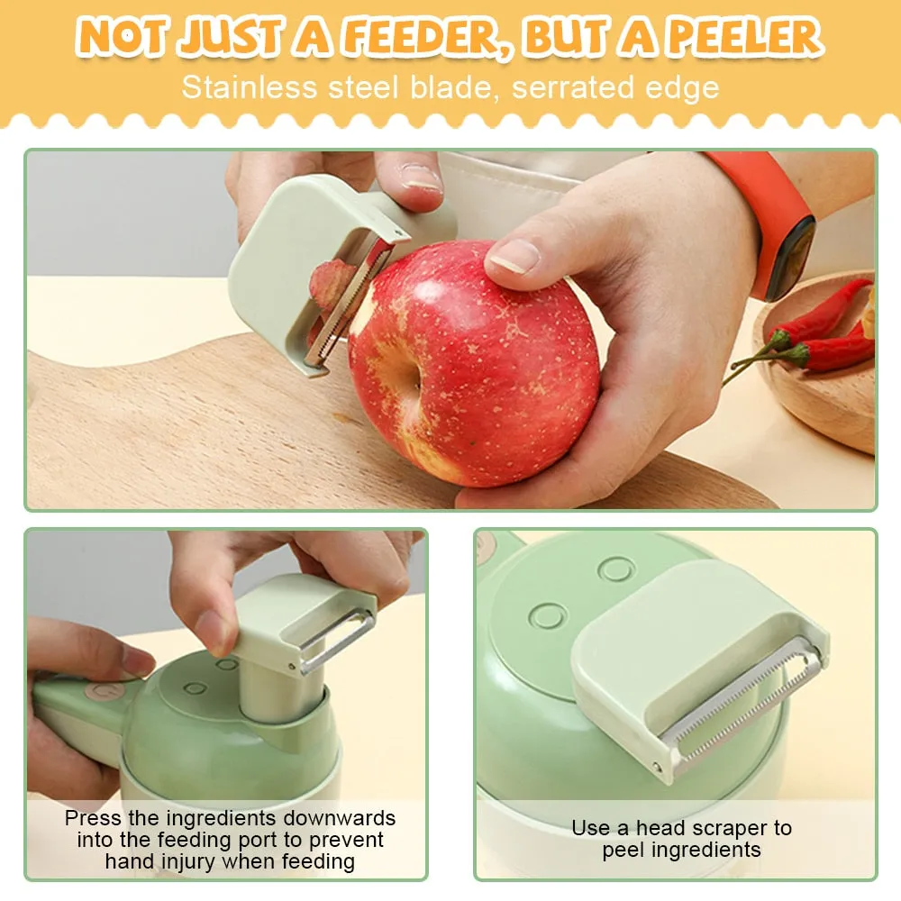 Multifunctional Vegetable Chopper 4 In 1