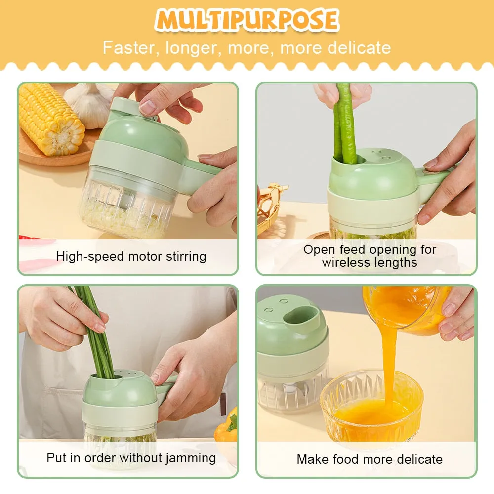 Multifunctional Vegetable Chopper 4 In 1