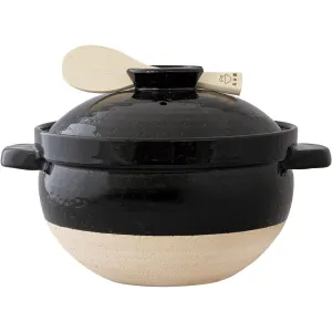 NAGATANIEN KAMADO SAN 5- Rice Cup 26cm Donabe Rice Cooker Clay Pot