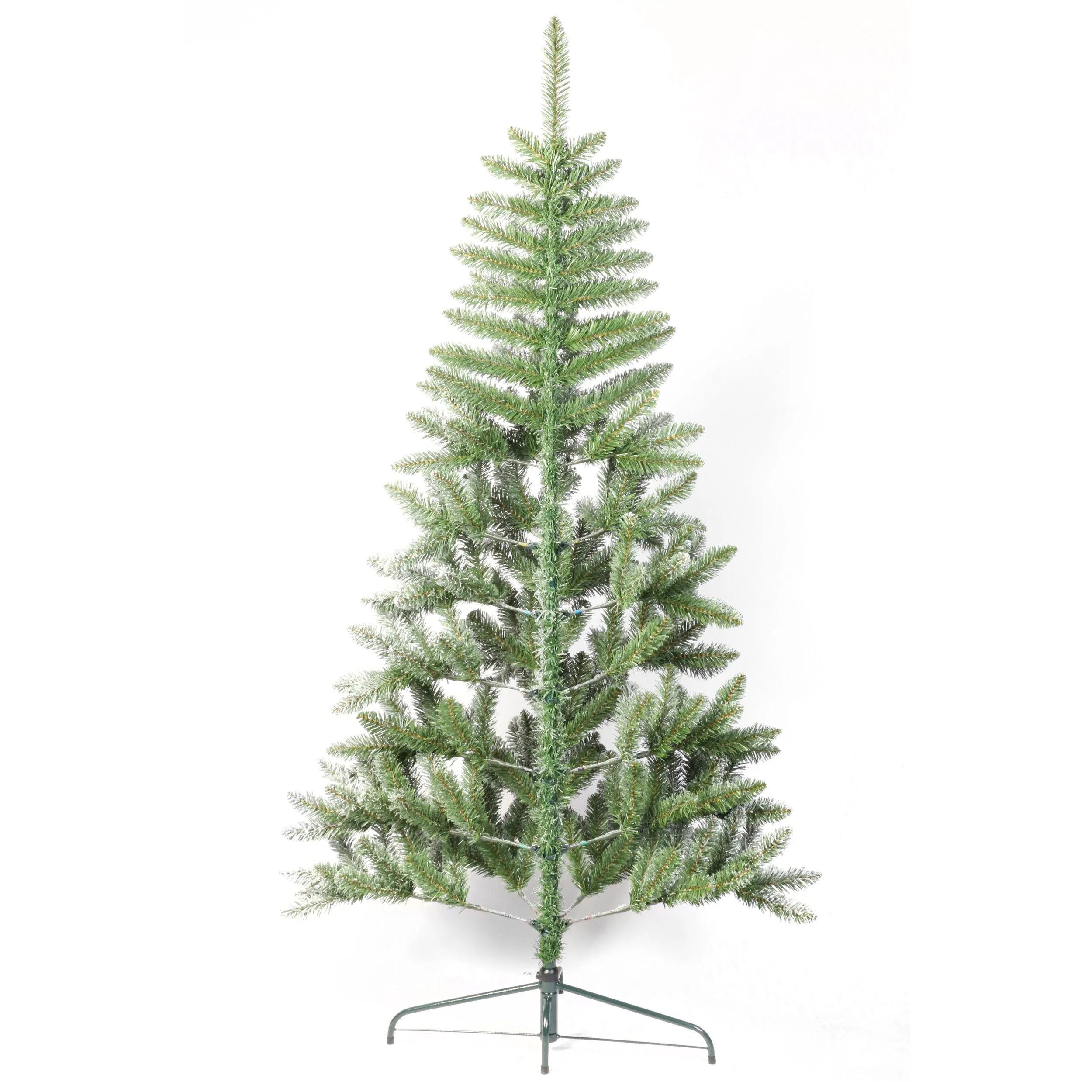 Neo 7FT Half Slim Xmas Snow Flocked Christmas Tree