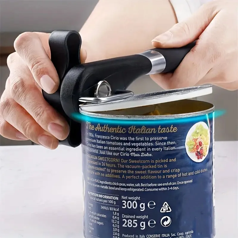 Quick And Easy Stainless Steel Can Opener - Multifunctional Kitchen Gadget