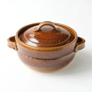 Shigaraki Ware Donabe Rice Pot 3-Go