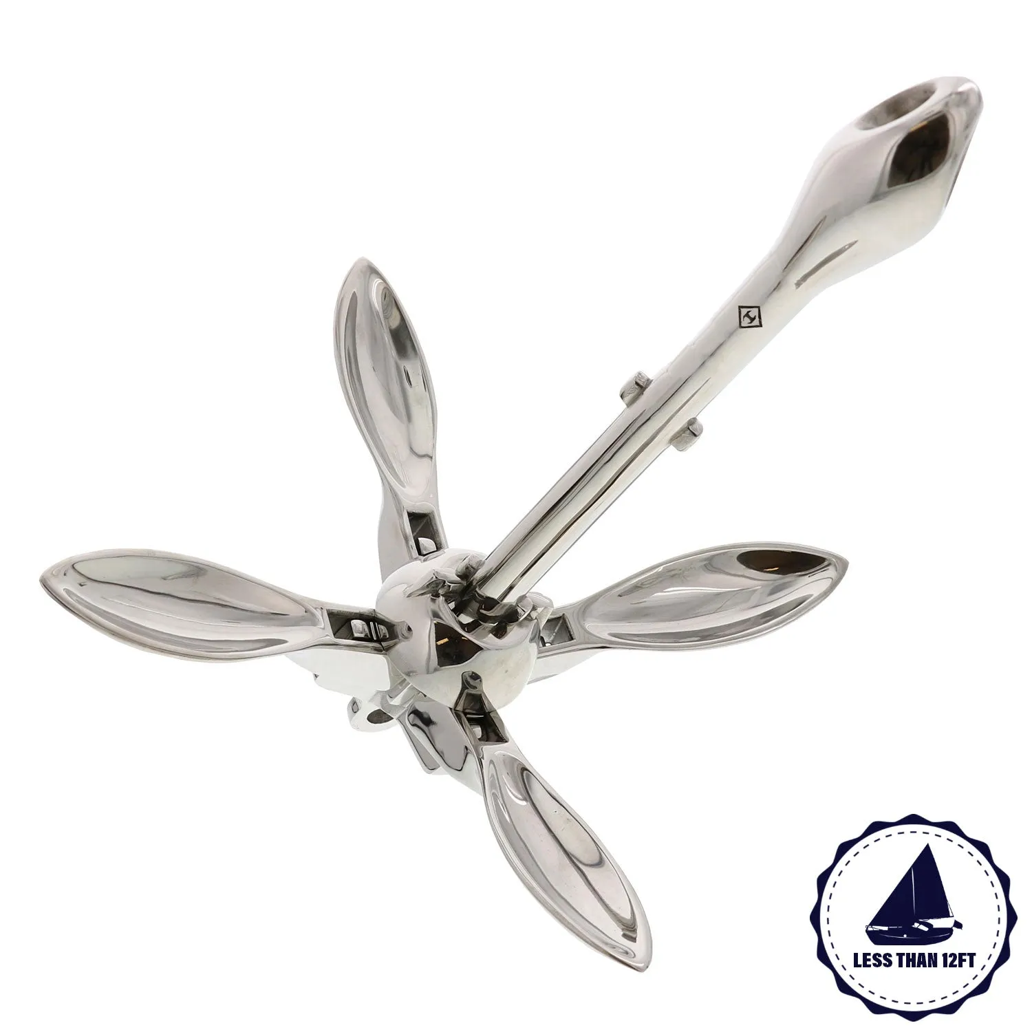 Stainless 4-Prong Folding Anchors