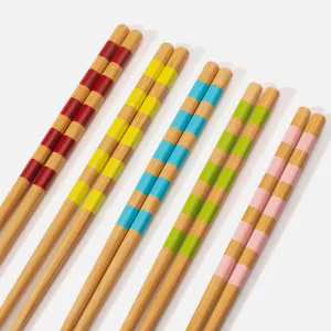 Striped Bamboo Chopsticks