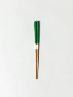 Susu Bamboo Round Chopsticks, Green