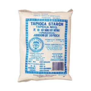 Erawan Three Elephant Premium Quality Tapioca Starch, 400g - Pack of 30 Case