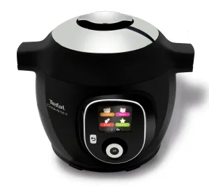 User manual and frequently asked questions Tefal Cook4me  Black CY8518 Smart Multi Cooker and Pressure Cooker