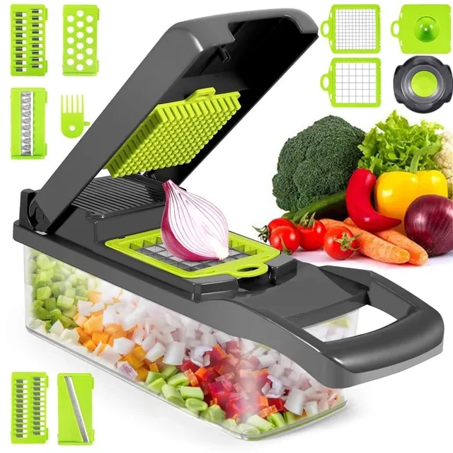 Vegetable Cutter Multifunctional Slicer Fruit Potato Peeler Carrot Grater Kitchen accessories basket vegetable slicer - kitchen wear