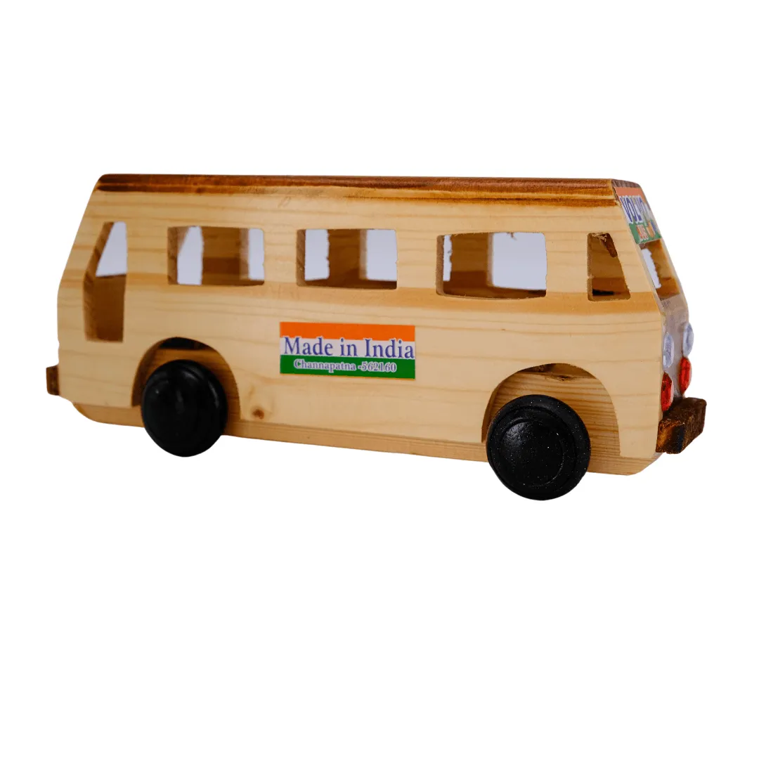 Wooden Bus for Kids 1 Year 