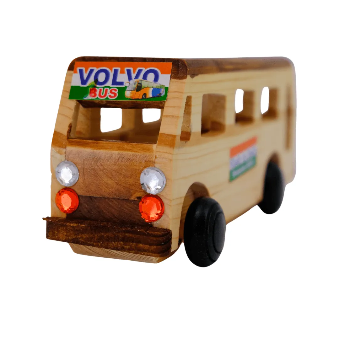 Wooden Bus for Kids 1 Year 